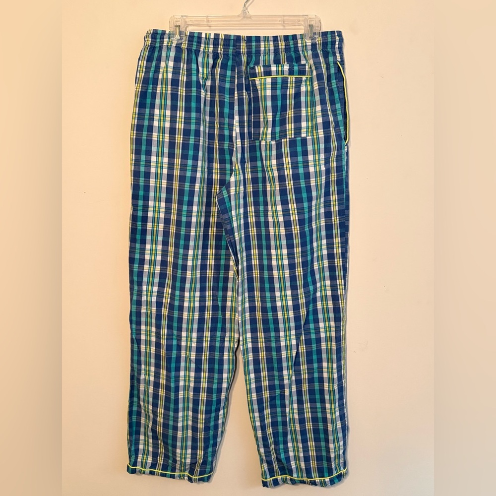 Psycho Bunny Plaid Pajama Pants | Soft Cotton Lounge Bottoms | Size M - Picture 2 of 2